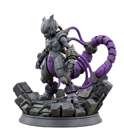 Diorama de Mewtwo Acorazado